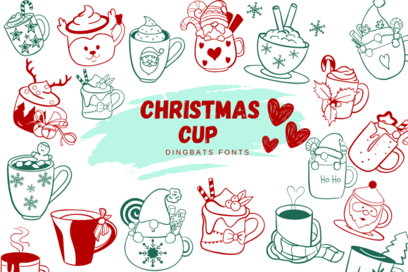 Christmas Cup: A Festive Font for Editorial Design