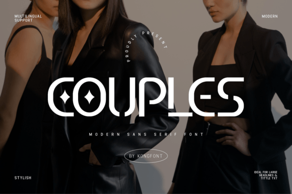 Couples: A Font for Modern Marketing