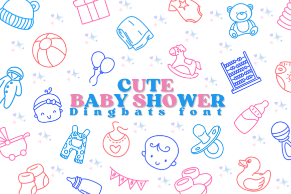 Cute Baby Shower Font for Campaigns