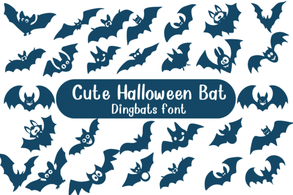 Cute Halloween Bat Font for Campaigns