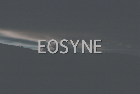 Eosyne: A Modern Sans Serif for Crafters and Product Creators