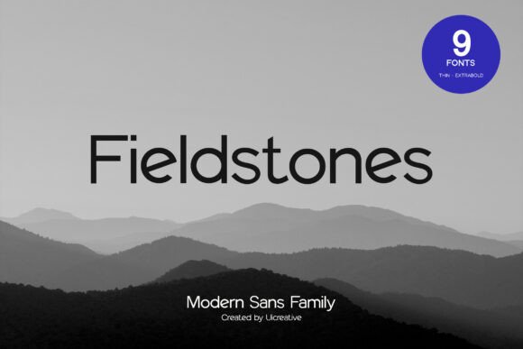 Fieldstones: A Versatile Sans Serif Font for Crafters and Designers