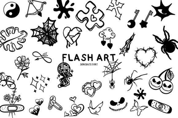 Flash Art: A Font for Creative Crafters and Product Makers