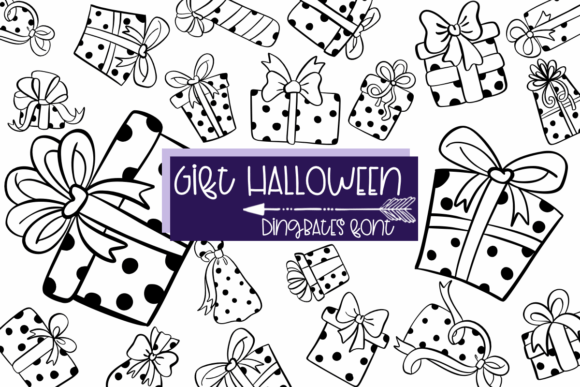 Gift Halloween Font: A Creative Craft Essential