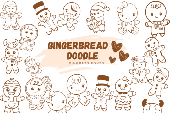 Gingerbread Doodle: A Font for Creative Crafters and Product Makers