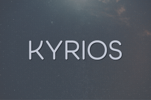 Kyrios: A Modern Sans Serif for Digital Branding