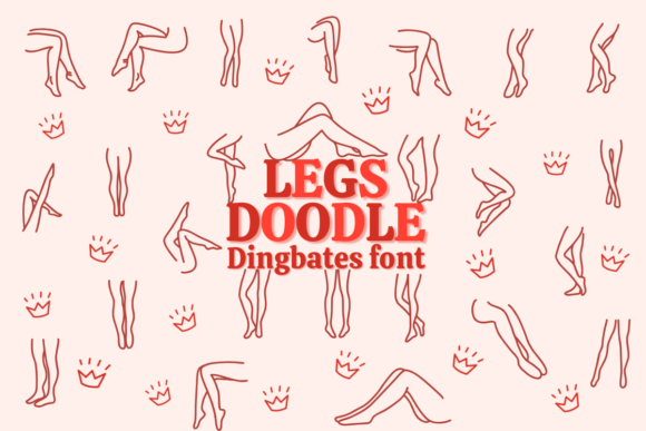 Legs Doodle: A Font That Adds Character to Your Digital Design