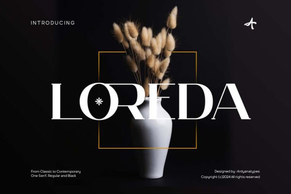 Loreda: The Serif Font That Elevates Your Brand’s Visual Voice