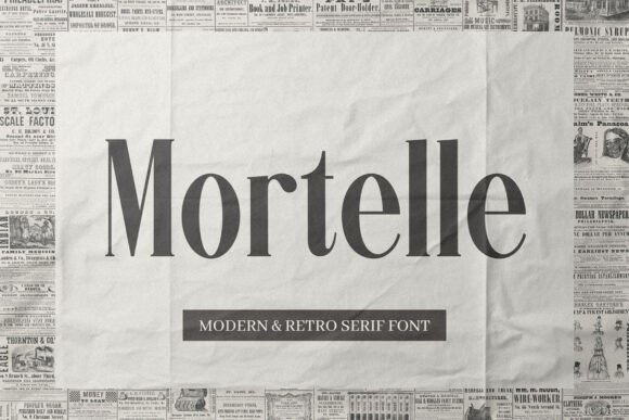 Mortelle: A Serif Font That Elevates Your Brand