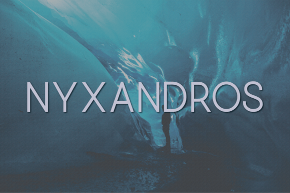 Nyxandros: A Sans Serif Font for Creative Crafters