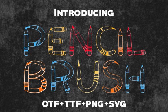 Pencil Brush: A Font That Adds Personality to Your Brand