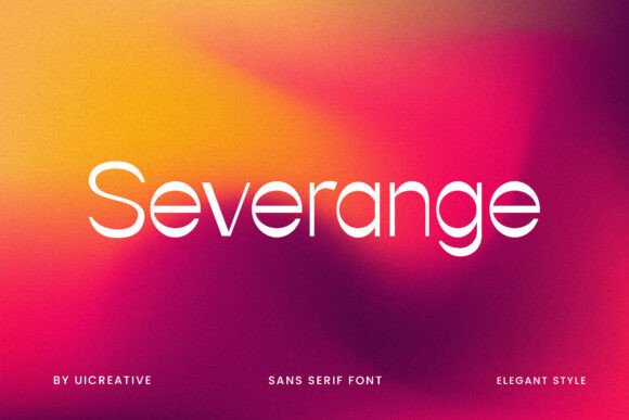 Severange: A Versatile Sans Serif for Editorial Design
