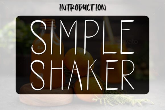 Simple Shaker: The Font That Elevates Your Brand