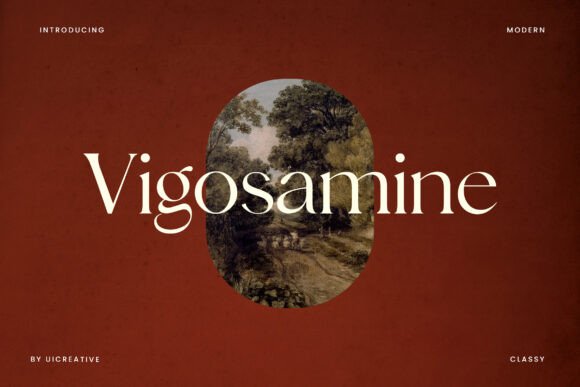 Vigosamine: The Serif Font That Elevates Your Brand