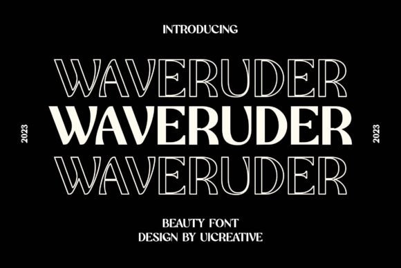 Waveruder: A Font That Elevates Your Brand