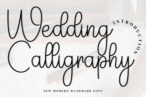 Wedding Calligraphy: A Font for Warmth and Editorial Charm