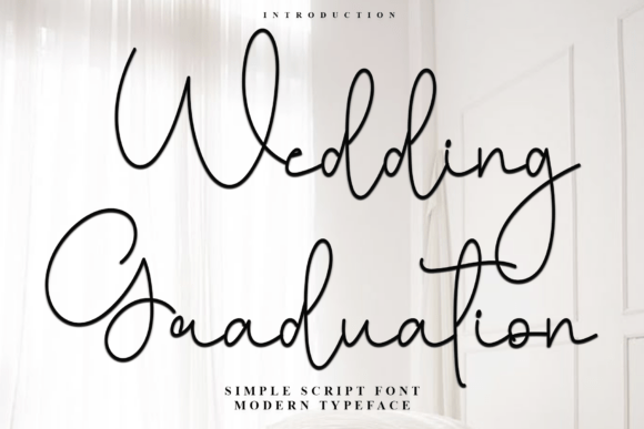 Wedding Graduation: A Font for Festive Branding