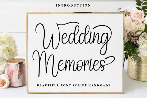 Wedding Memories: A Font for Emotional Branding