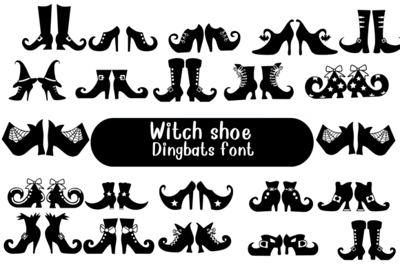 Witch Shoe: A Spooky Typographic Charm for Editorial Design