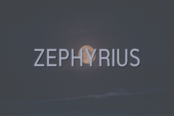 Zephyrius: A Sans Serif Font for Modern Web Design